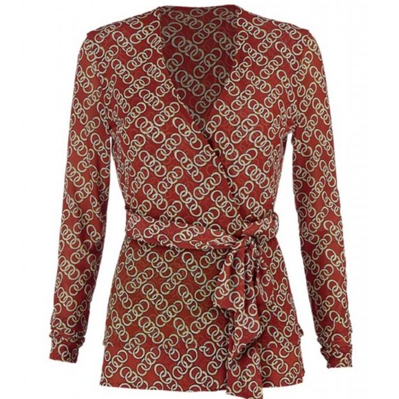 cabi Ringleader Wrap Top - Picture 1 of 1